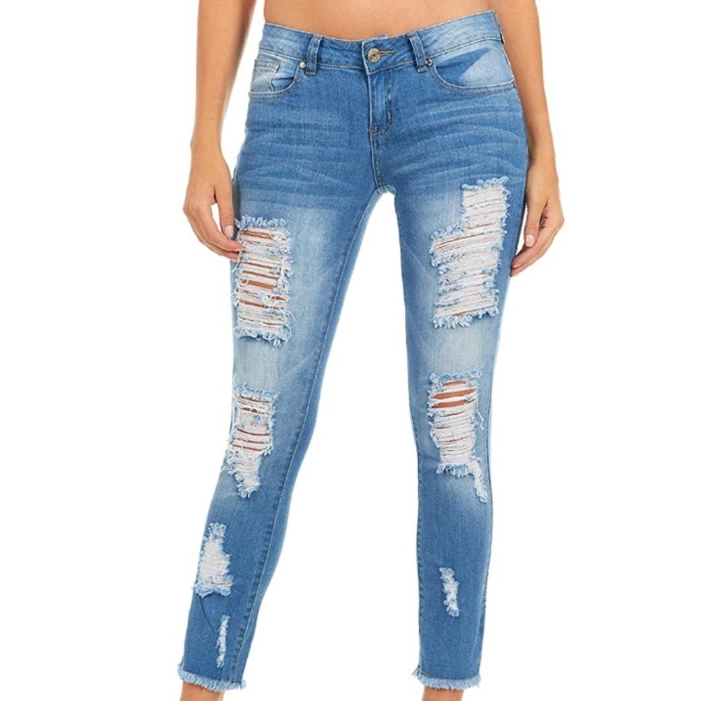 Covergirl Distressed Jeans